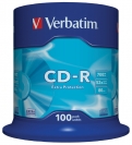 Zobrazit detail zboží: VERBATIM CD-R 80 52x EXTRA spindl 100pck/BAL ()