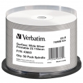 Zobrazit detail zboží: VERBATIM CD-R 80 52x PRINT. Wide Silver Inkjet spindl 50pck/BAL ()